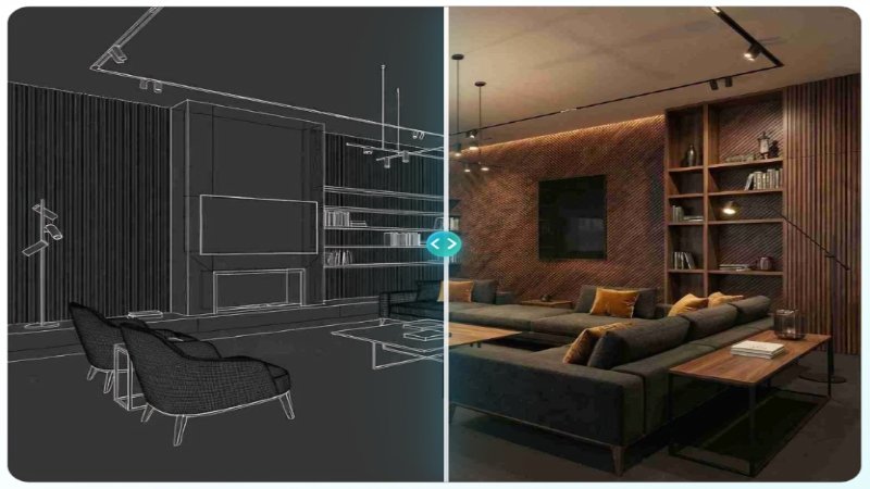 AI room design image enhancer