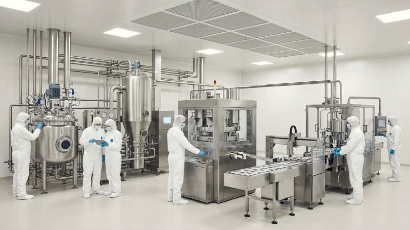 Pharmaceutical process equipment used in modern drug manufacturing